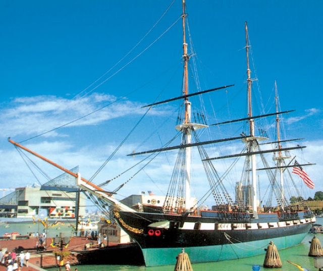 Sitting proudly at rest in Baltimore Harbor, the USS Constellation emits an aura of peace of and security. Where once men died under the hail of grapeshot, children now walk. During her 175-year history, much blood has flowed over her wooden beams. So what or who, among the countless who have met death on her deck, was the ghostly apparition that was photographed in the forecastle in 1955? Lt. Cmdr. Allen Ross Brougham, USN, the man who snapped the photo, believes it is a captain returning to inspect his ship. Hans Holzer, a professional ghost hunter and author, says it could be any one of three spirits