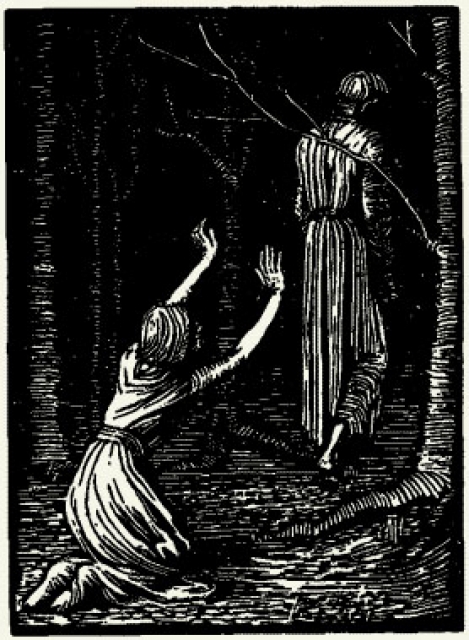 The Child ballad Sweet William's Ghost recounts the story of a ghost returning to beg a woman to free him from his promise to marry her, as he can not, being dead; her refusal would mean his damnation. This reflects a popular British belief that the dead would haunt their lovers if they took up with a new love without some formal release.