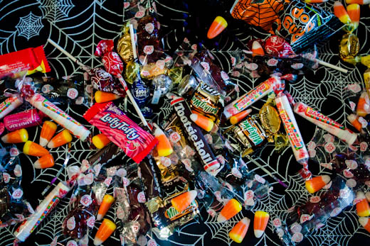 Halloween Fun Fact: Halloween can give you diarrhea. Seriously. Consuming too much candy with fructose and sorbitol can give you rhea.
