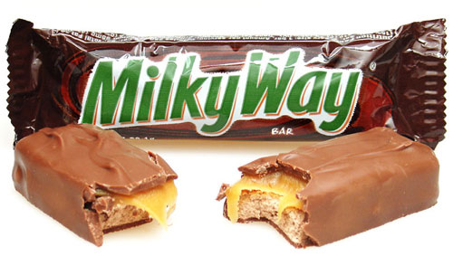 Halloween Fun Fact: Milky Way bars weren't named after their home galaxy. The name comes from a type of malted milkshake that was popular in the early 1920s.