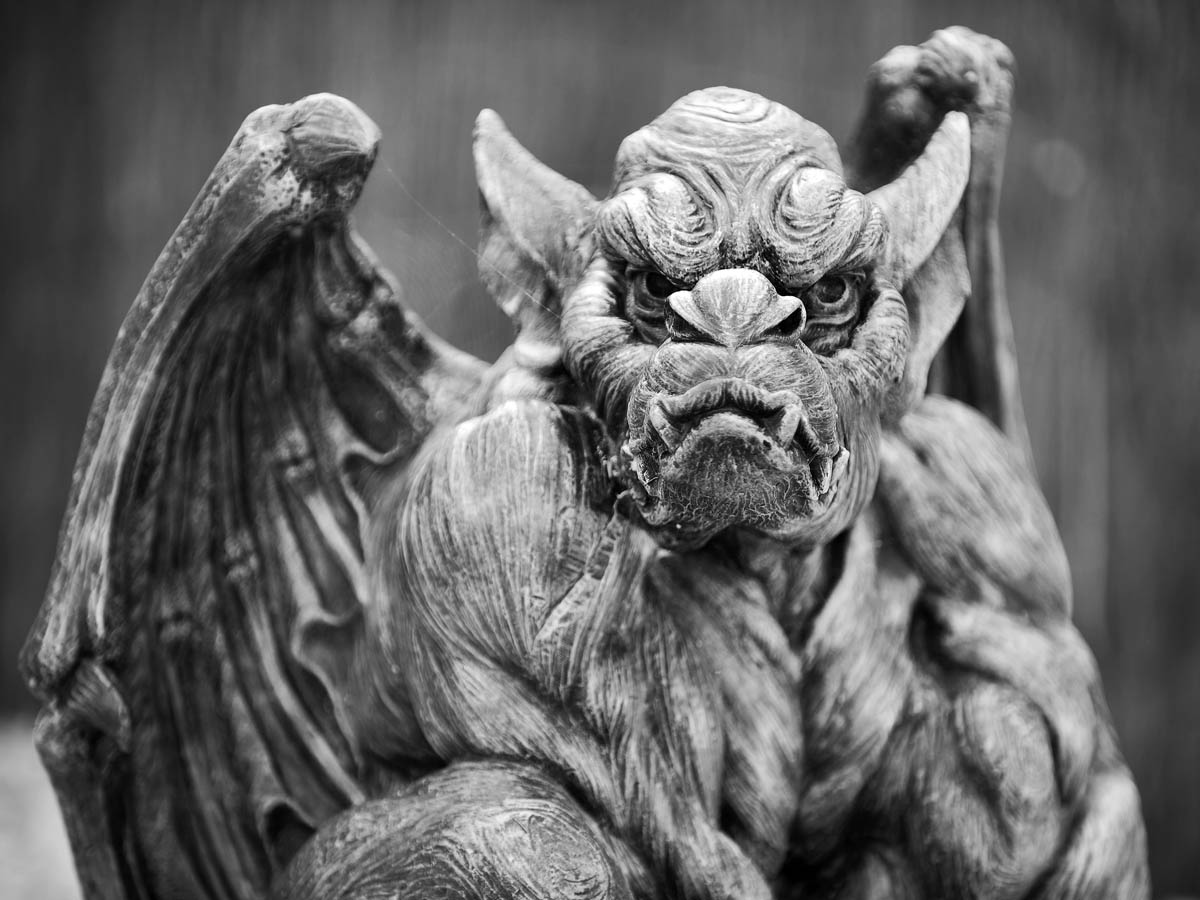 Halloween Fun Fact: Many people still believe that gargoyles were created by medieval architects and stone carvers to ward off evil spirits.